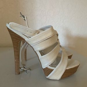 Platform 5 inch wooden heels
